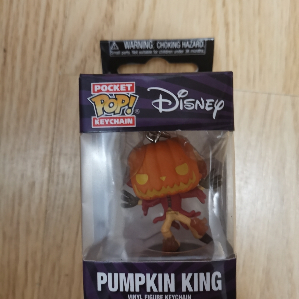 Pocket Pop Keychain Disney Nightmare Before Christmas Pumpkin King Keychain